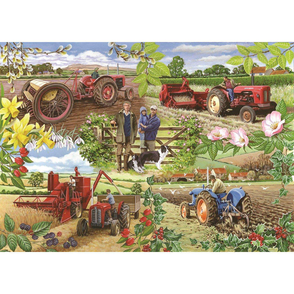 Farming Year - 1000 Piece Jigsaw Puzzle