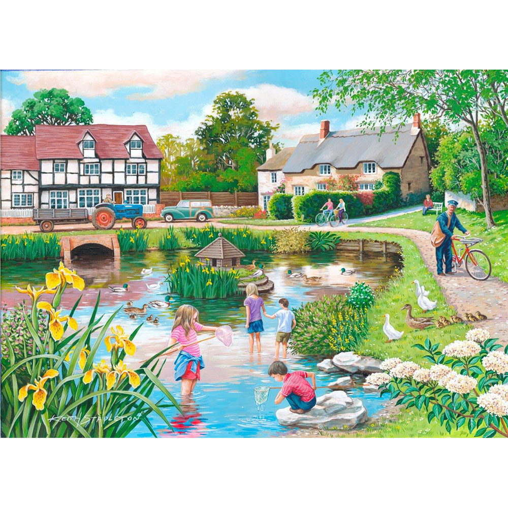 Duck Pond - BIG 250 Piece Jigsaw Puzzle