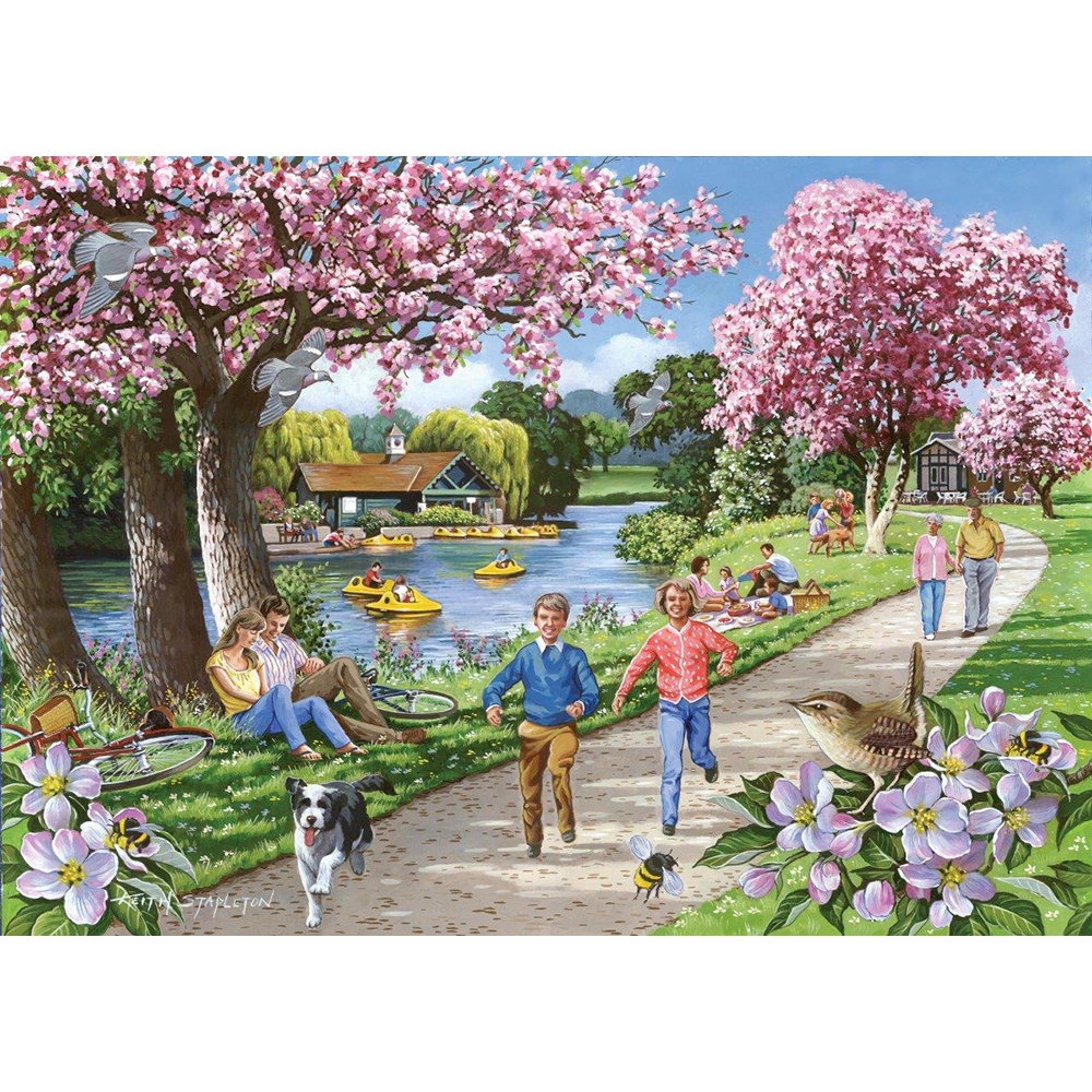 Apple Blossom Time - BIG 500 Piece Jigsaw Puzzle