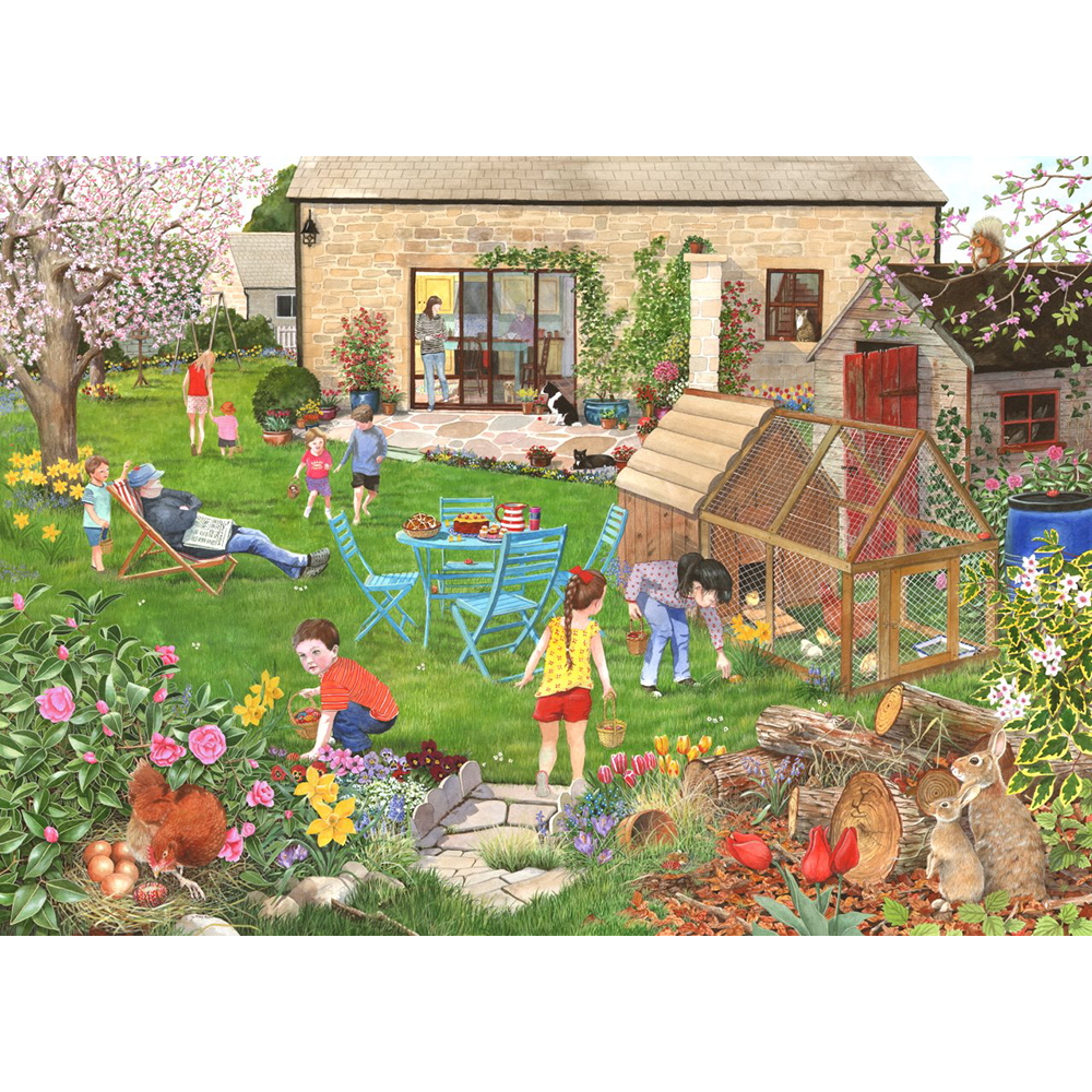 Egg Hunt - 500 Piece Jigsaw Puzzle