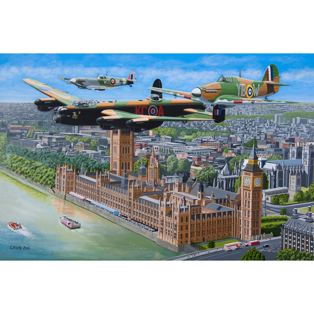 Fly Past - 500 Piece Jigsaw Puzzle