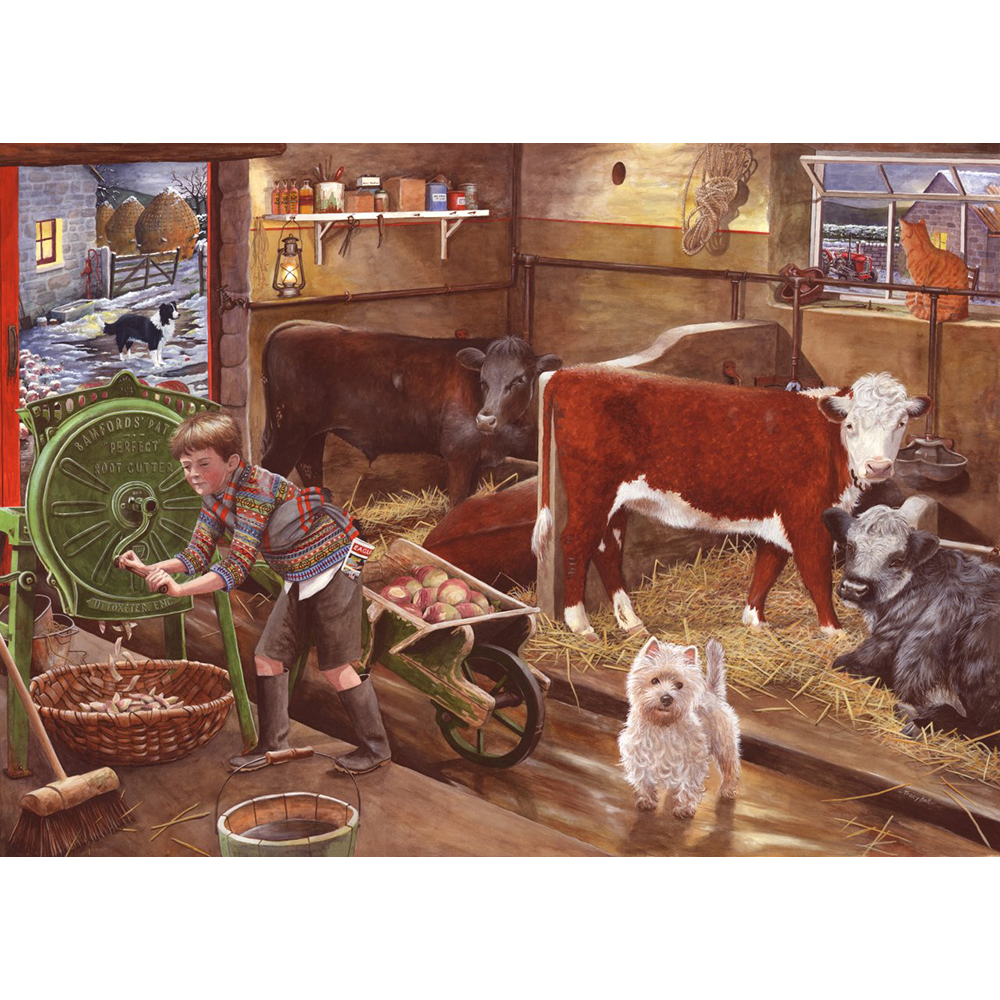 Winter Feeding - 500 Piece Jigsaw Puzzle