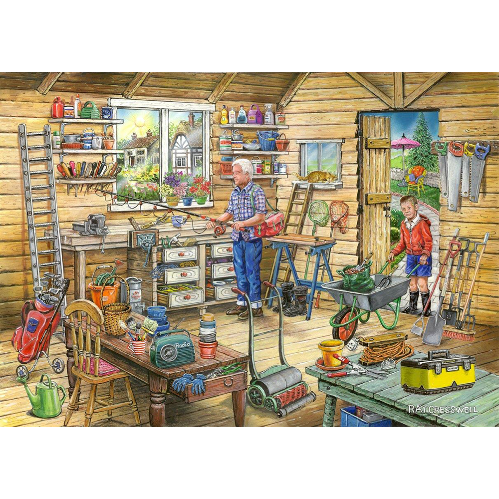 No.14 - Fred's Shed - 1000 Piece Jigsaw Puzzle