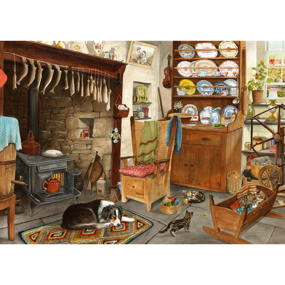 Fisherman's Cottage - BIG 500 Piece Jigsaw Puzzle