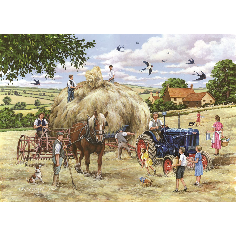 Making Hay - BIG 500 Piece Jigsaw Puzzle