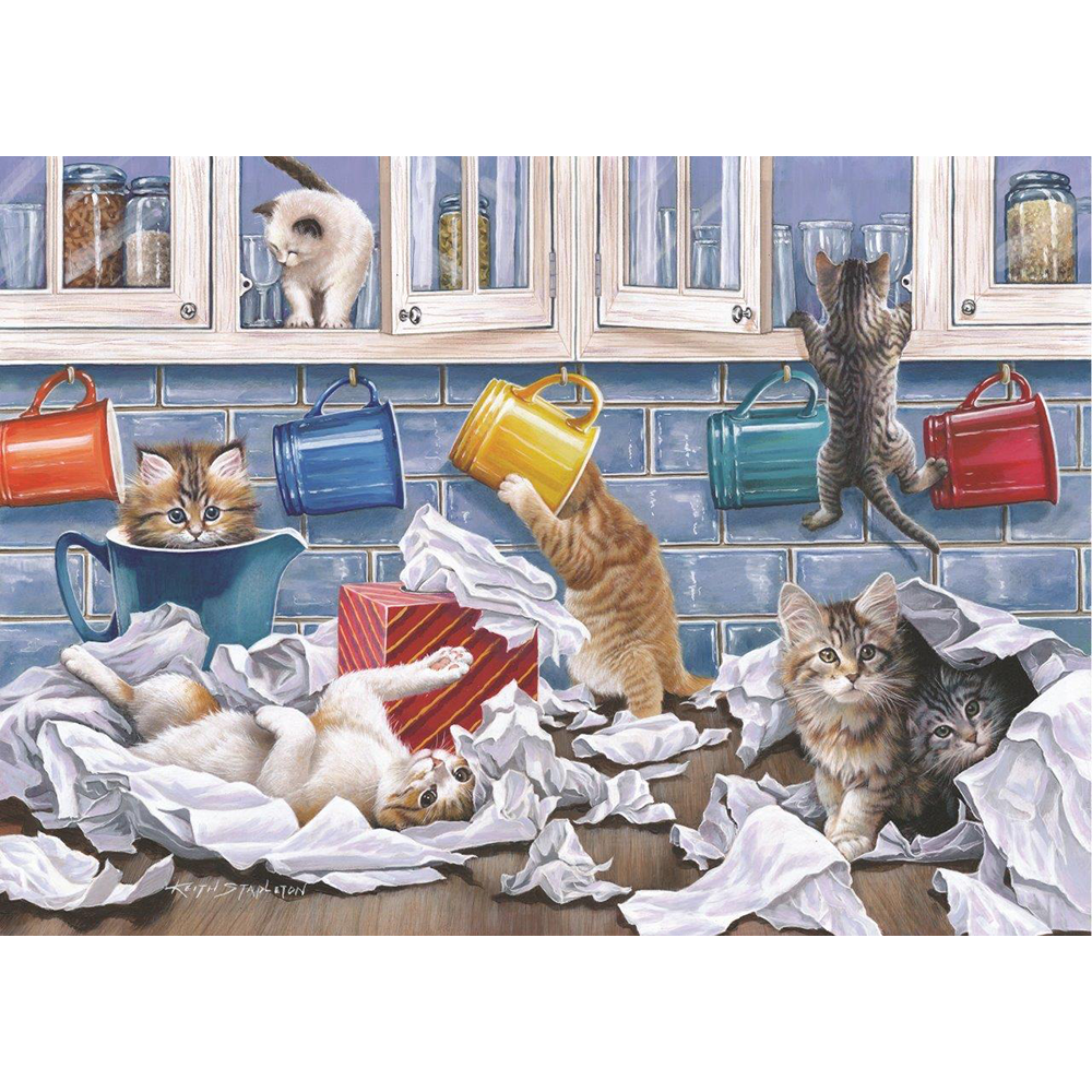 Kitty Litter - BIG 250 Piece Jigsaw Puzzle