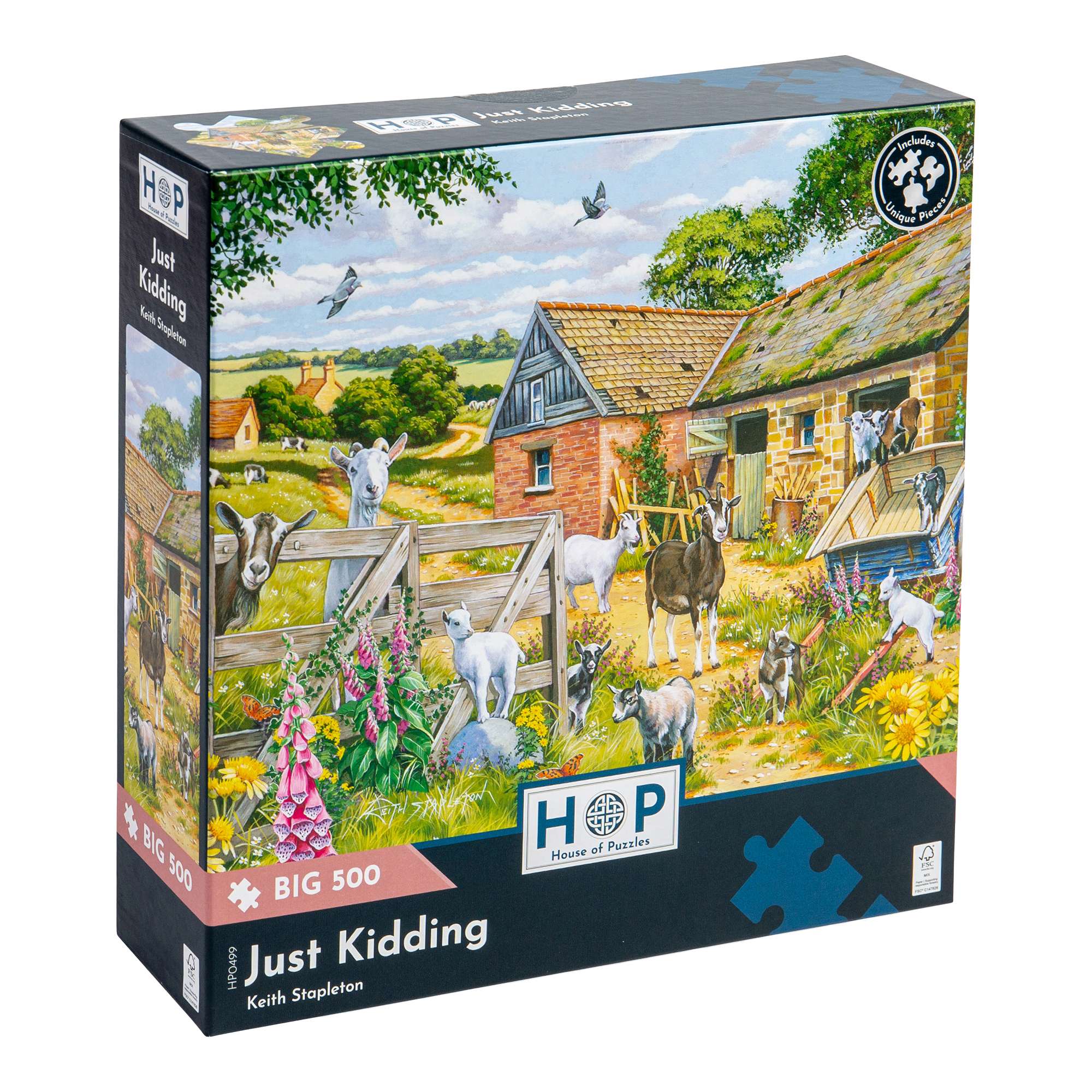 Just Kidding BIG 500 | Farm Jigsaw Puzzle | House of Puzzles