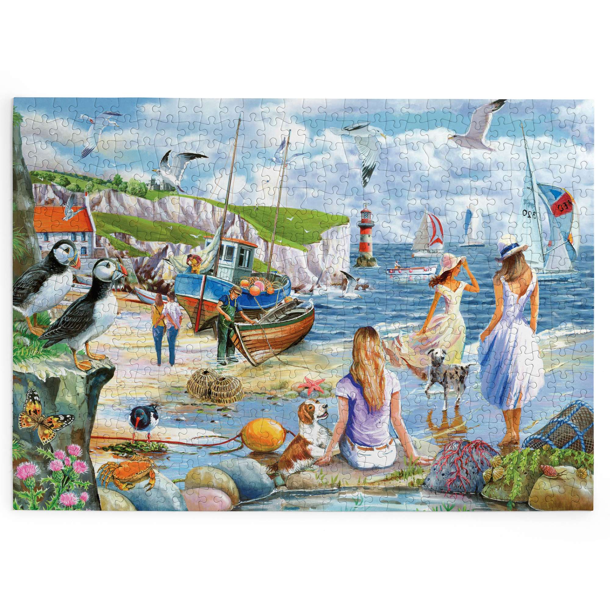 Sea Shore Breezes BIG 500 | Seaside Jigsaw | House of Puzzles