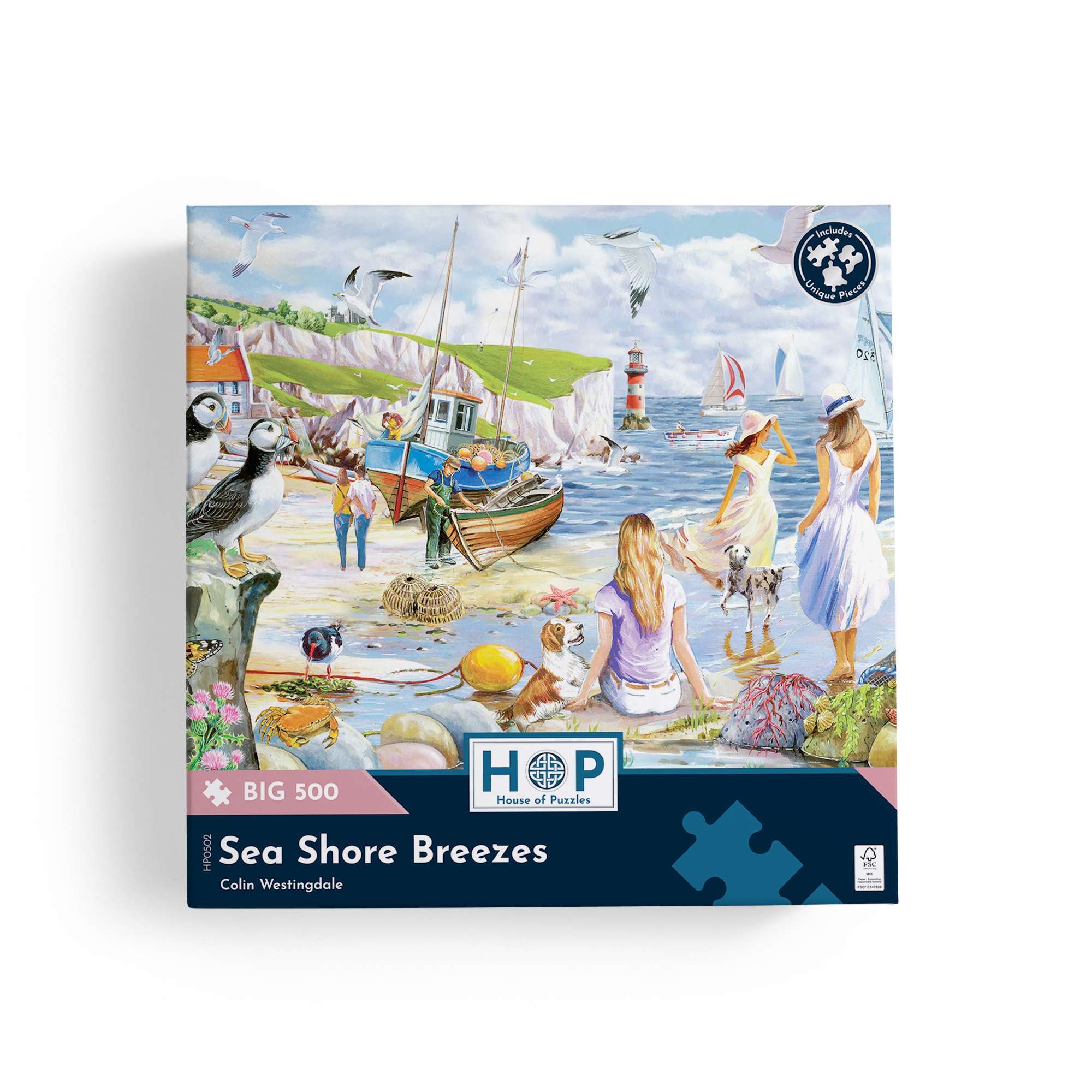 Sea Shore Breezes BIG 500 | Seaside Jigsaw | House of Puzzles