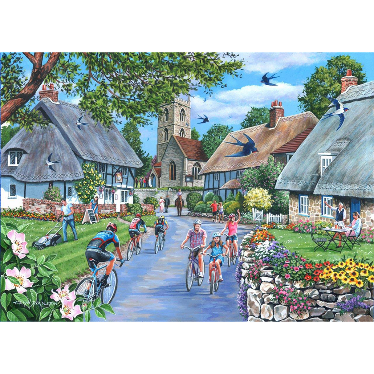 Sunday Morning - BIG 500 Piece Jigsaw Puzzle