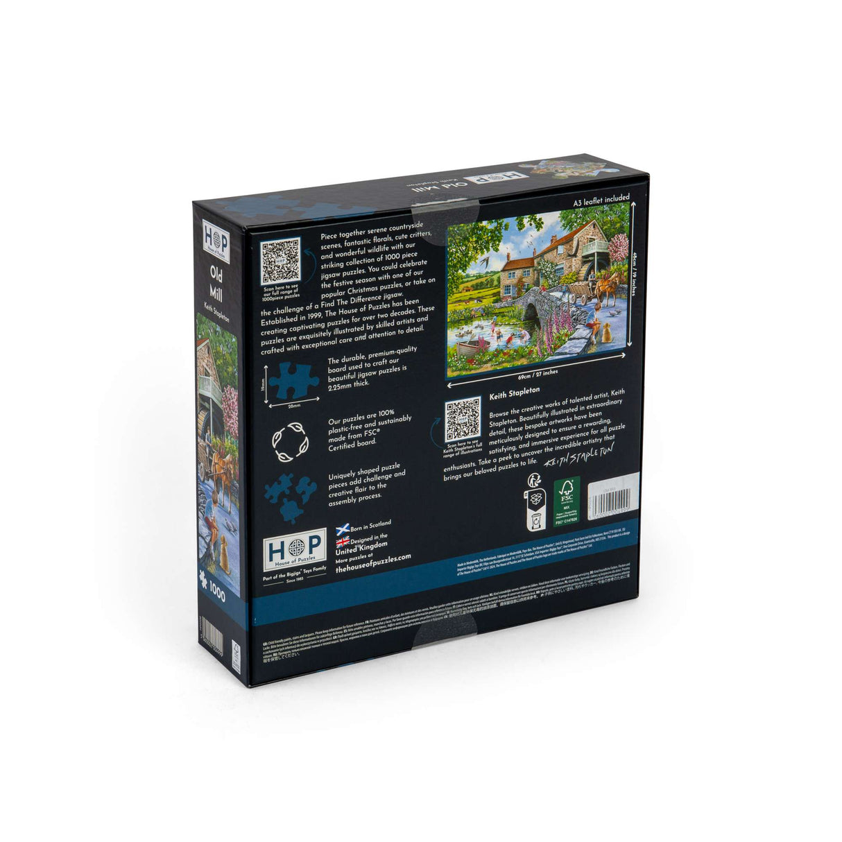 Old Mill - 1000 Piece Jigsaw Puzzle