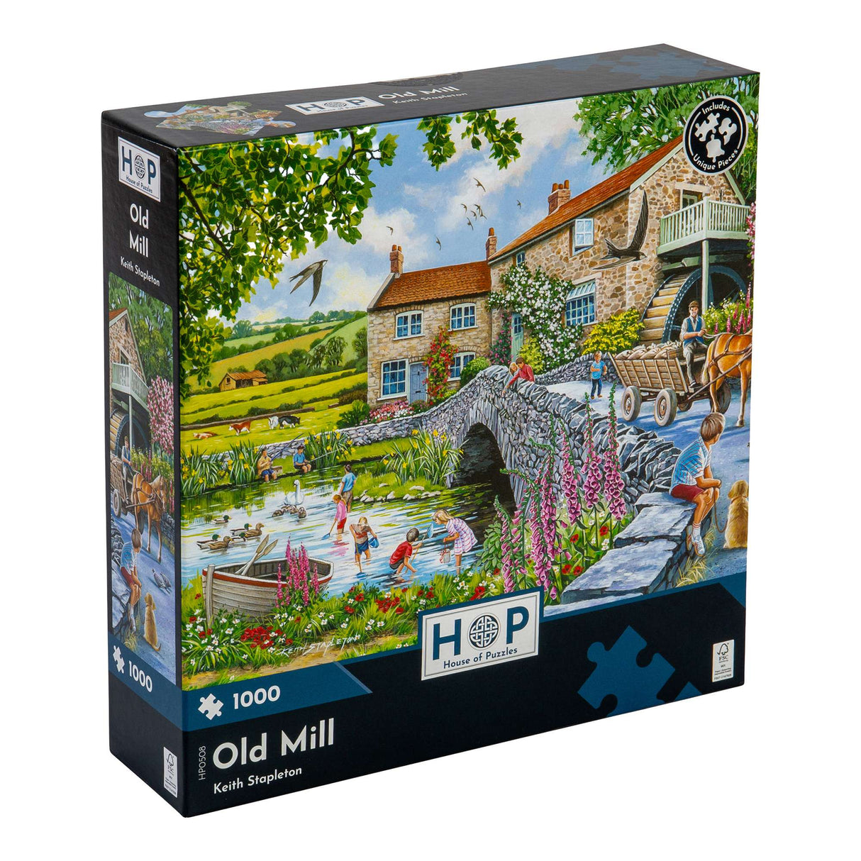 Old Mill - 1000 Piece Jigsaw Puzzle