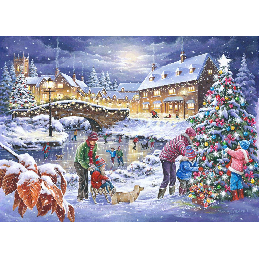 Twinkling Lights - 1000 Piece Jigsaw Puzzle