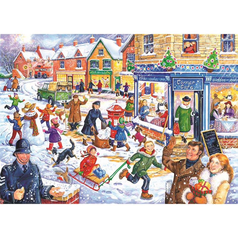 Out In The Snow - BIG 250 Piece Jigsaw Puzzle