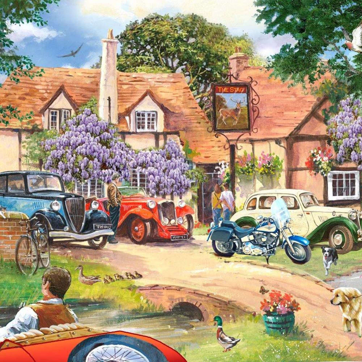 Pub Lunch - BIG 250 Piece Jigsaw Puzzle - DAMAGED BOX