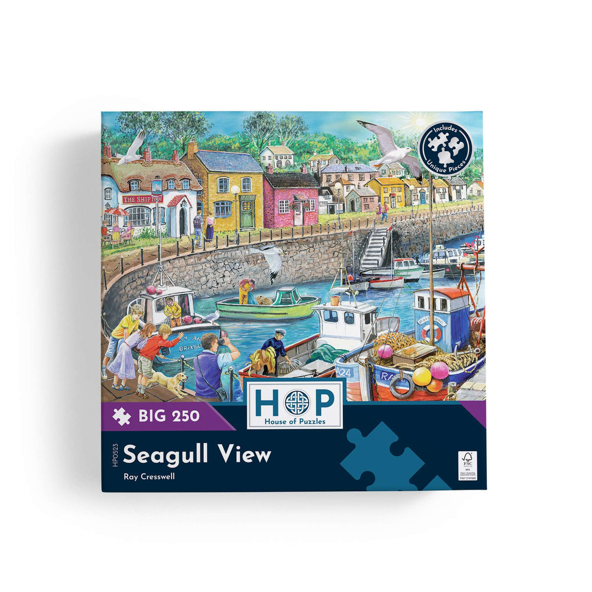 Seagull View - BIG 250 Piece Jigsaw Puzzle