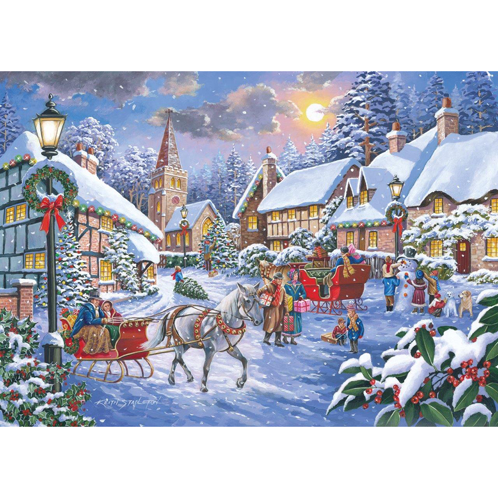 Jingle Bells - 1000 Piece Jigsaw Puzzle