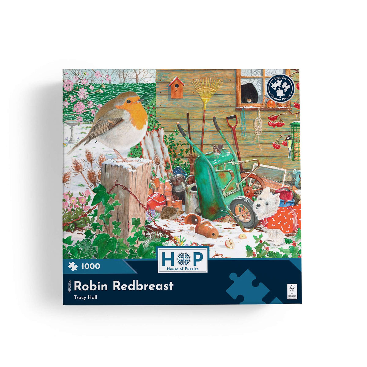 Robin Redbreast - 1000 Piece Jigsaw Puzzle