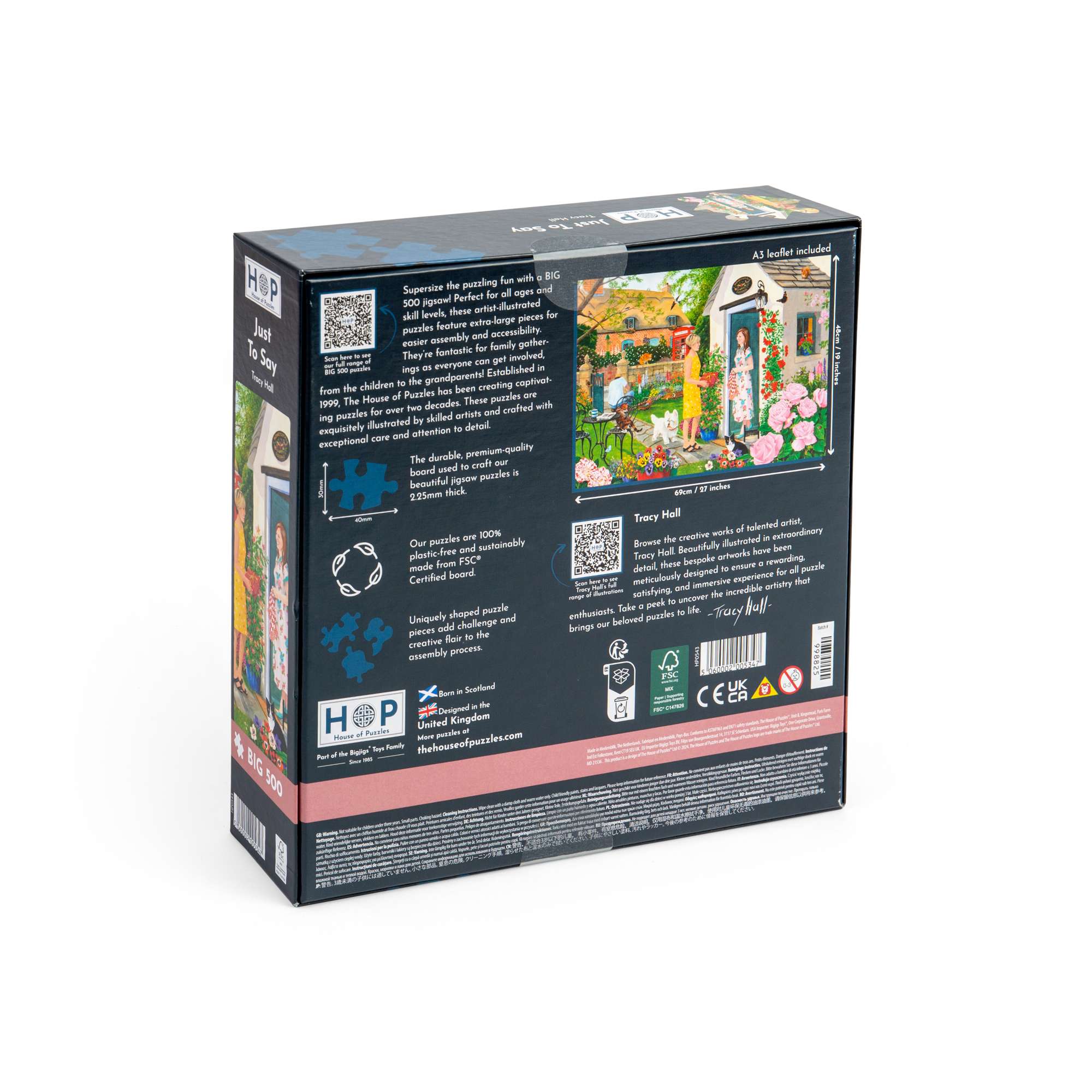 Just To Say BIG 500 | Garden & Flowers Jigsaw | House of Puzzles