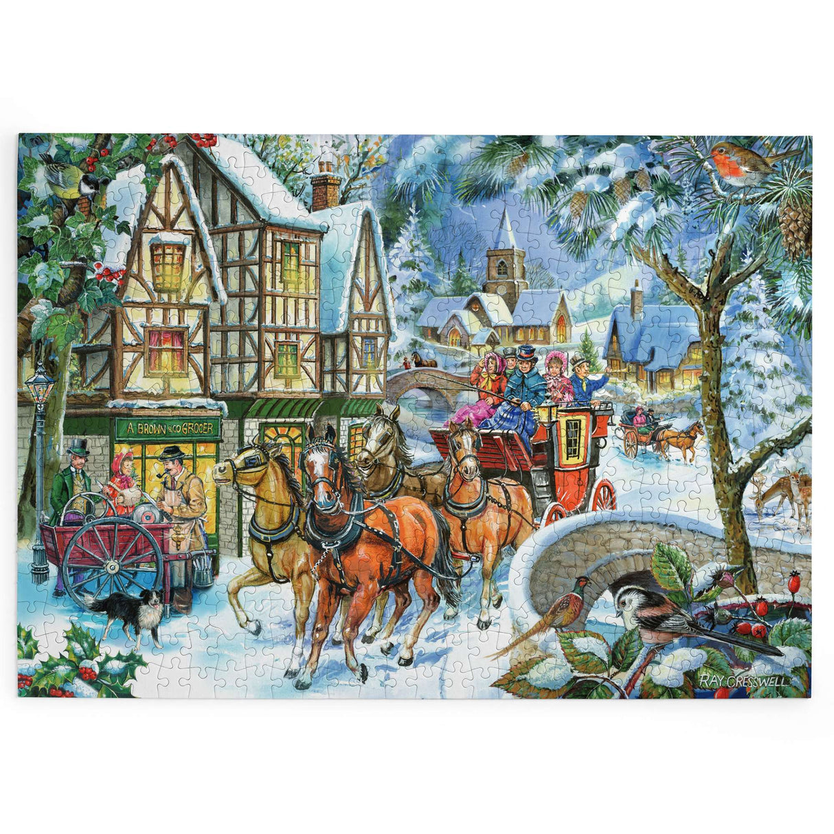Snow Coach - BIG 500 Piece Jigsaw Puzzle