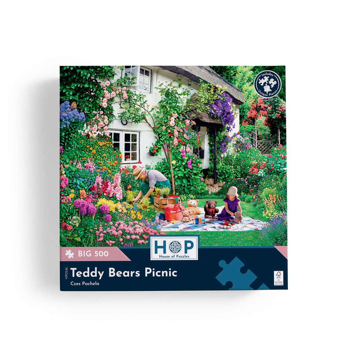 Teddy Bears Picnic - BIG 500 Piece Jigsaw Puzzle