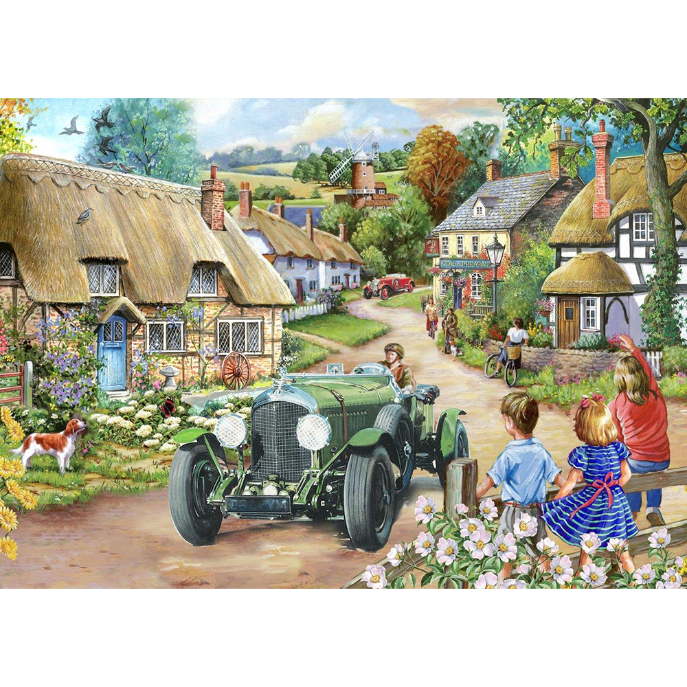 Vintage Run - BIG 500 Piece Jigsaw Puzzle