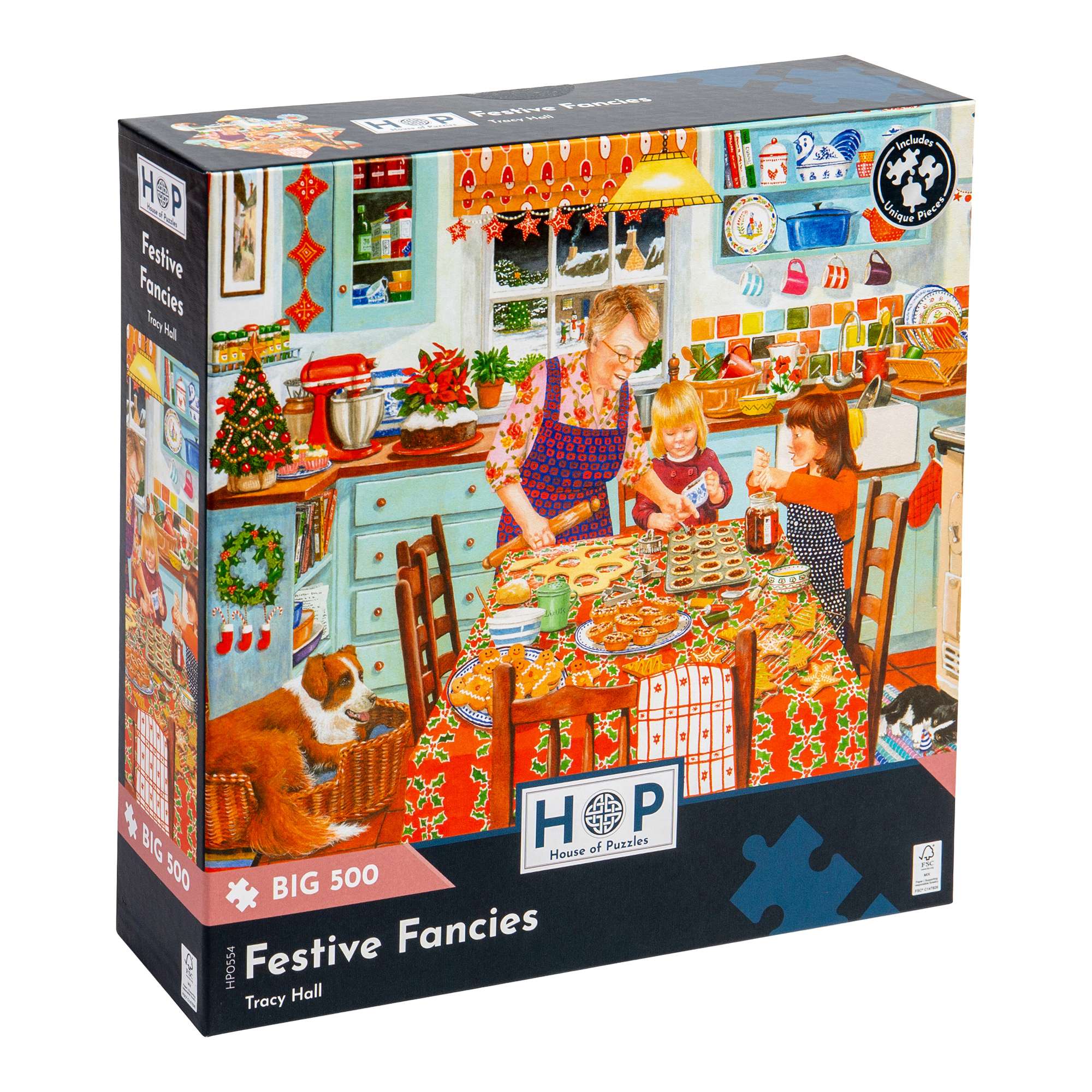 Festive Fancies BIG 500 | Christmas Jigsaw | House of Puzzles
