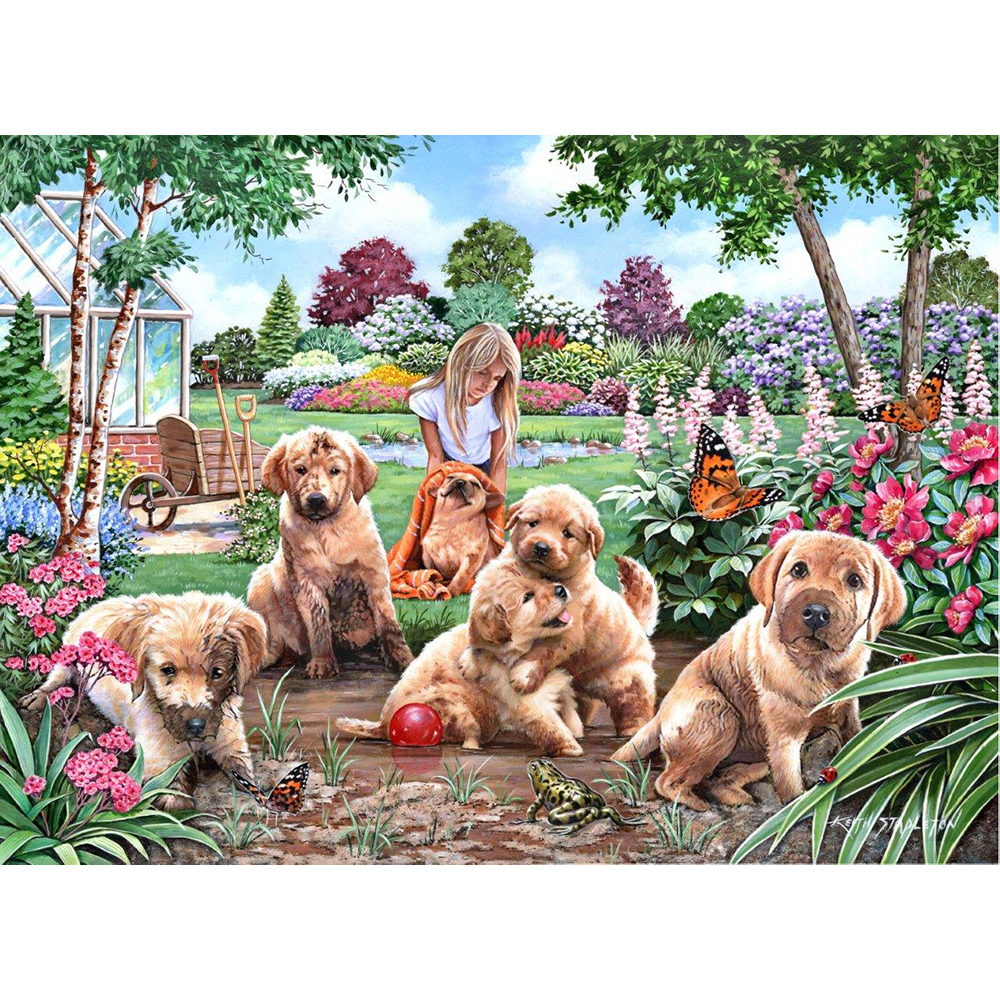 Mucky Pups - BIG 500 Piece Jigsaw Puzzle