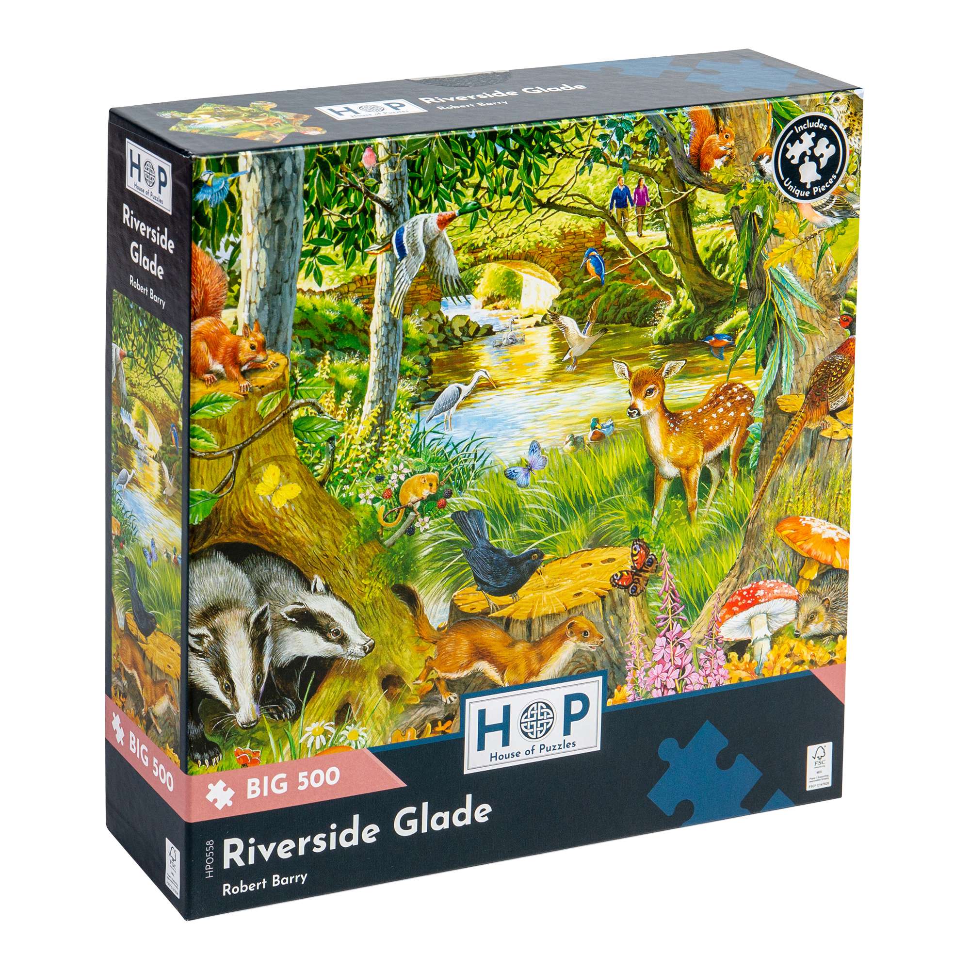 Riverside Glade BIG 500 | Animals and Wildlife Jigsaw | House of