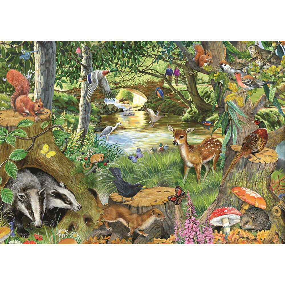 Riverside Glade - BIG 500 Piece Jigsaw Puzzle