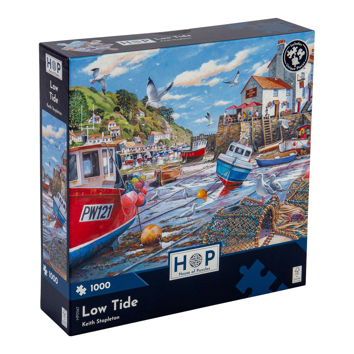 Low Tide - 1000 Piece Jigsaw Puzzle
