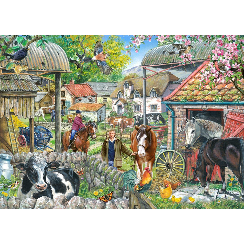 Horseshoe Farm - BIG 250 Piece Jigsaw Puzzle