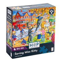 Saving Miss Kitty - BIG 250 Piece Jigsaw Puzzle