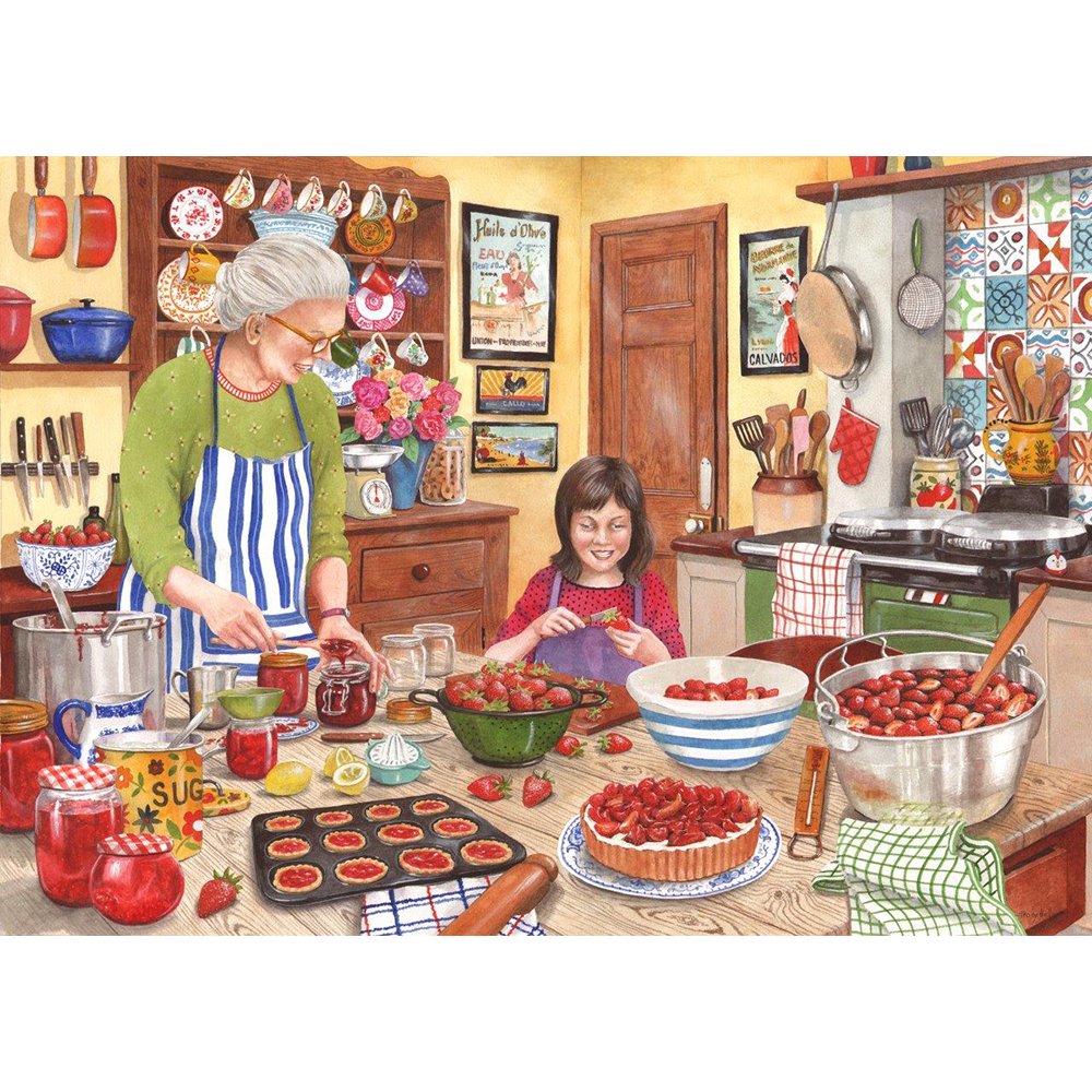 Strawberry Jam - BIG 250 Piece Jigsaw Puzzle