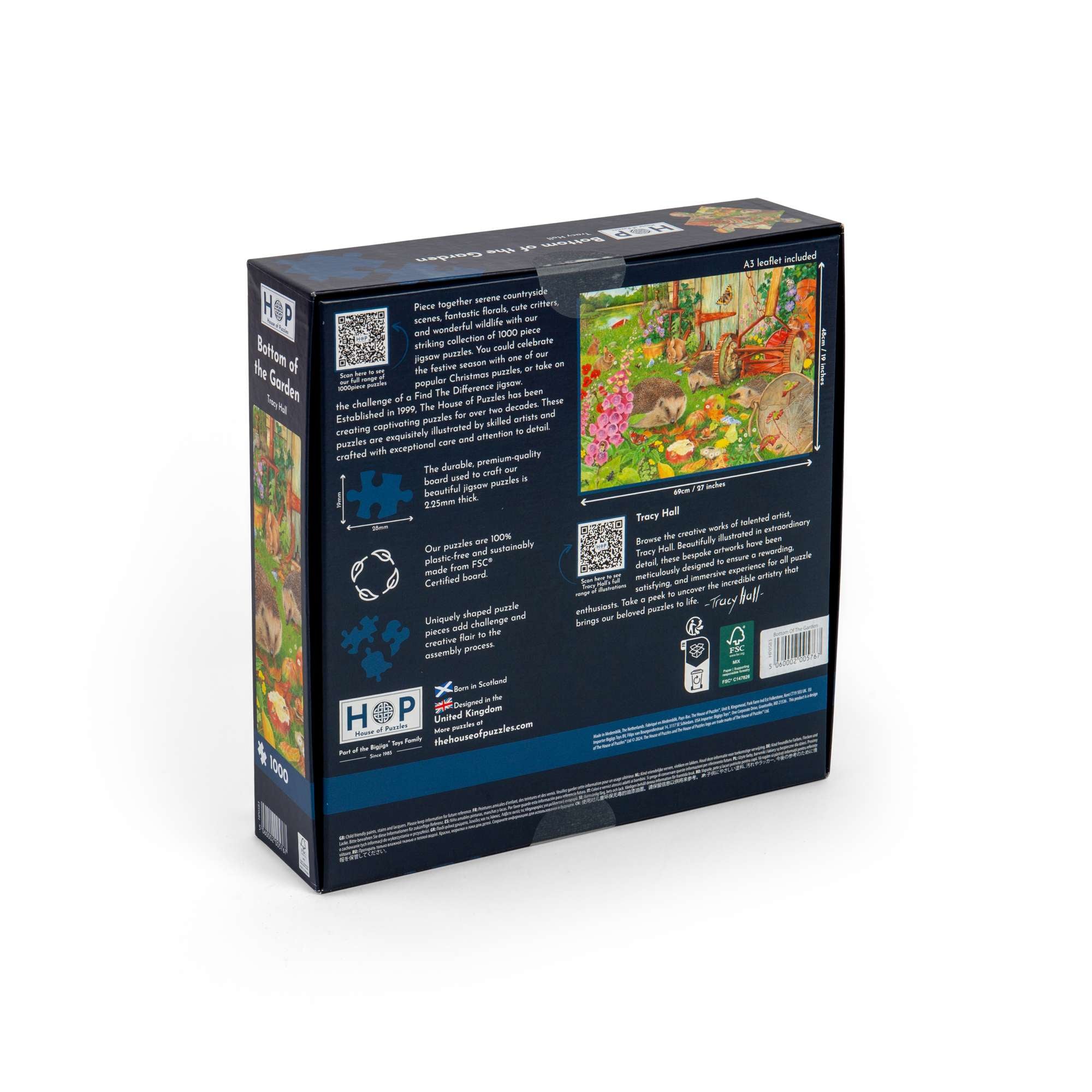 Bottom Of The Garden 1000 | Garden & Flowers Jigsaw | House of Puzzles