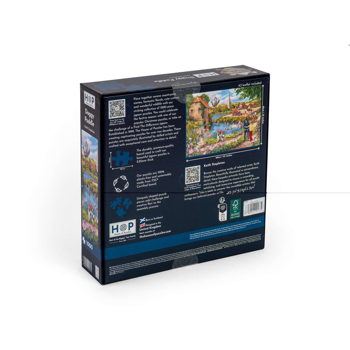 Doggy Paddle - 1000 Piece Jigsaw Puzzle