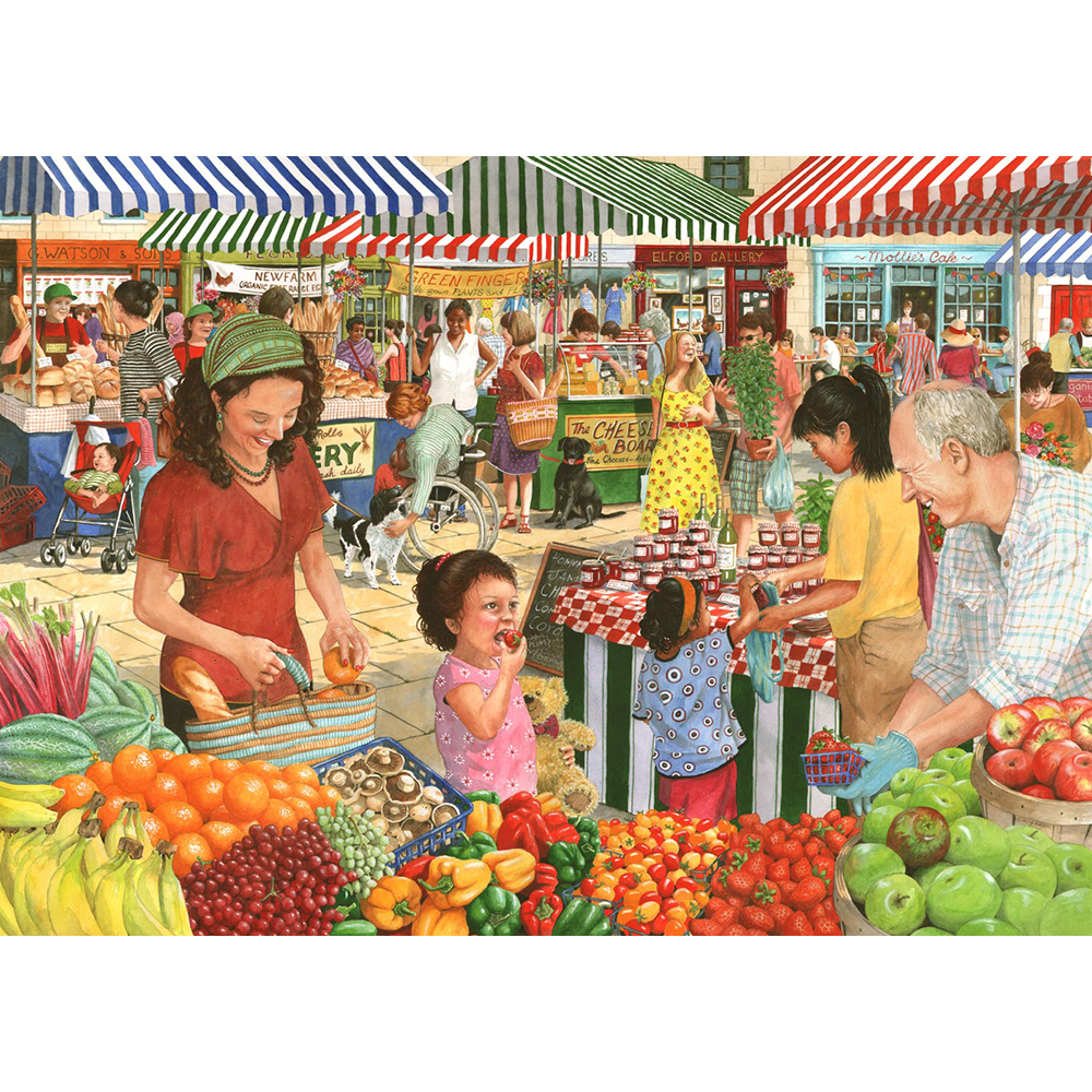 Farmers Market - 1000 Piece Jigsaw Puzzle