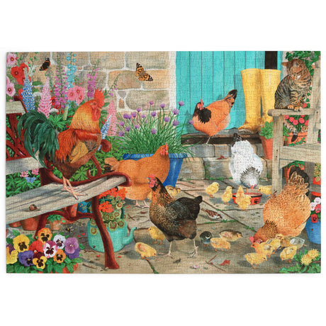 Hen Pecked - 1000 Piece Jigsaw Puzzle