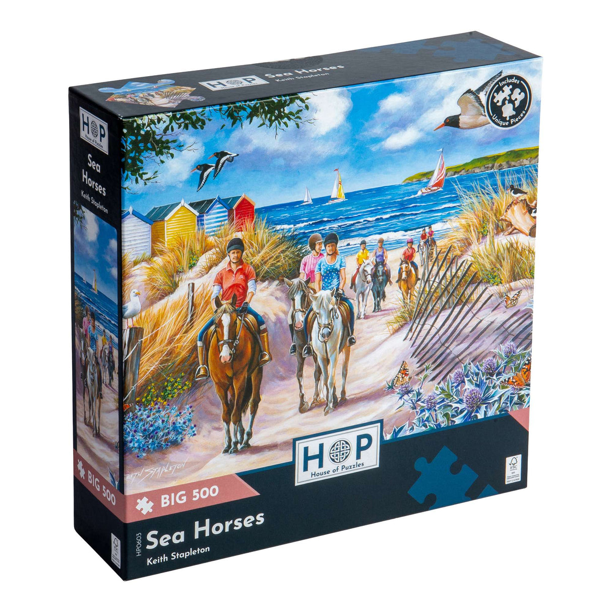 Sea Horses - BIG 500 Piece Jigsaw Puzzle