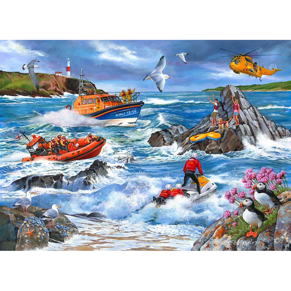 Against The Tide - 1000 Piece Jigsaw Puzzle