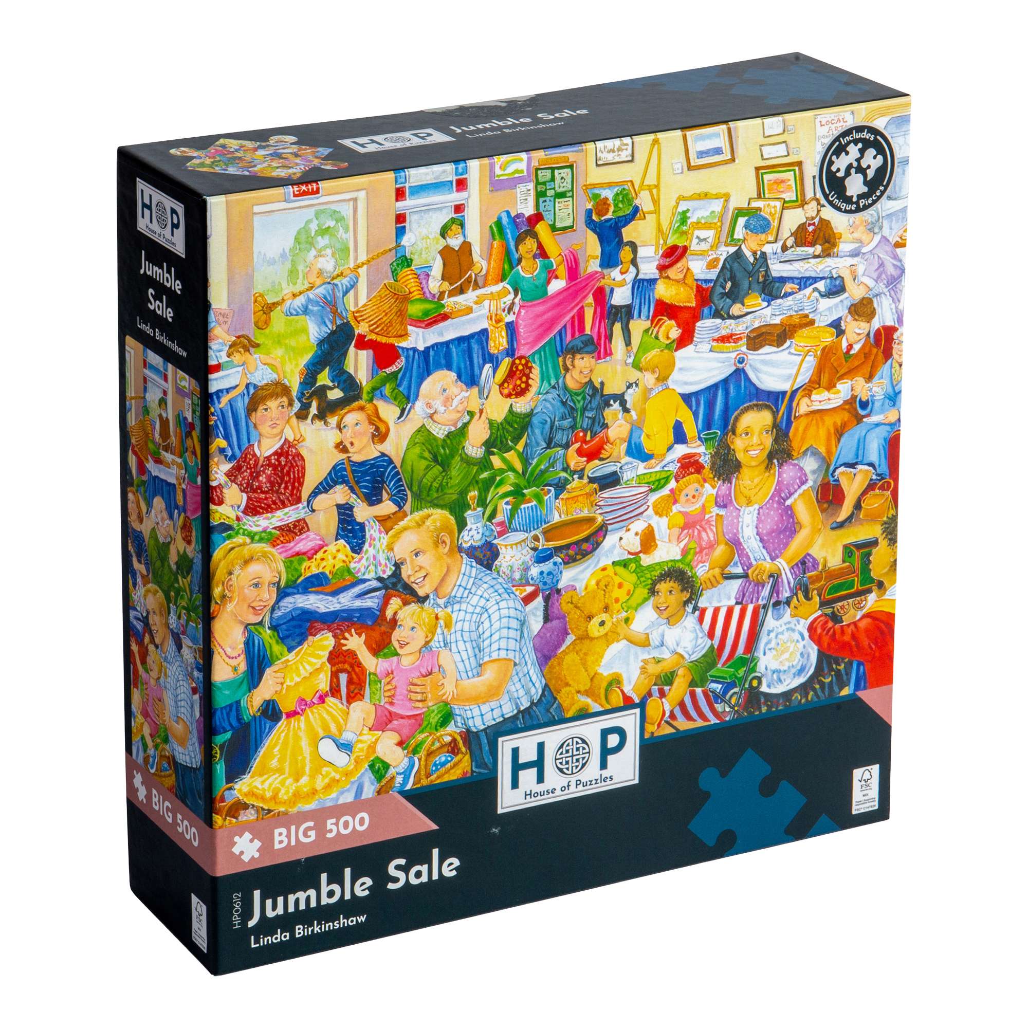 Jumble Sale Big 500 Piece Puzzle by House of Puzzles – The House