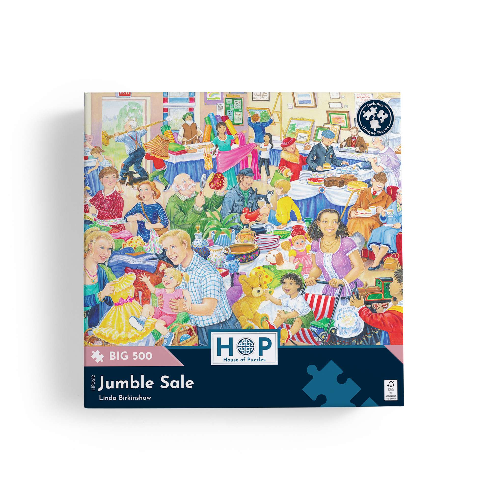 Jumble Sale BIG 500 | Towns and Villages Jigsaw | House of Puzzles