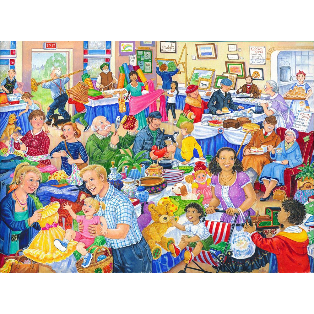 Jumble Sale - BIG 500 Piece Jigsaw Puzzle