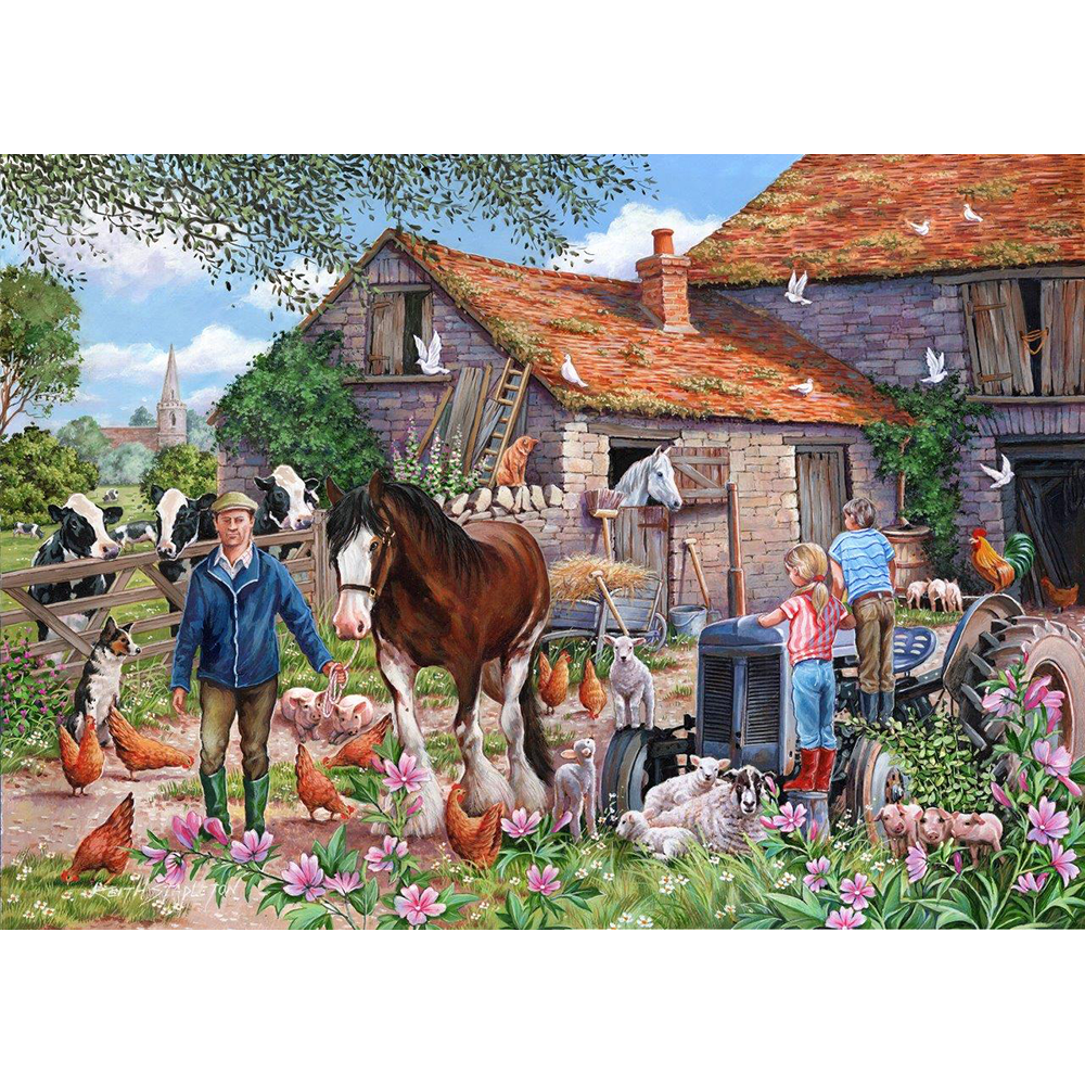 MacDonalds Farm - BIG 500 Piece Jigsaw Puzzle