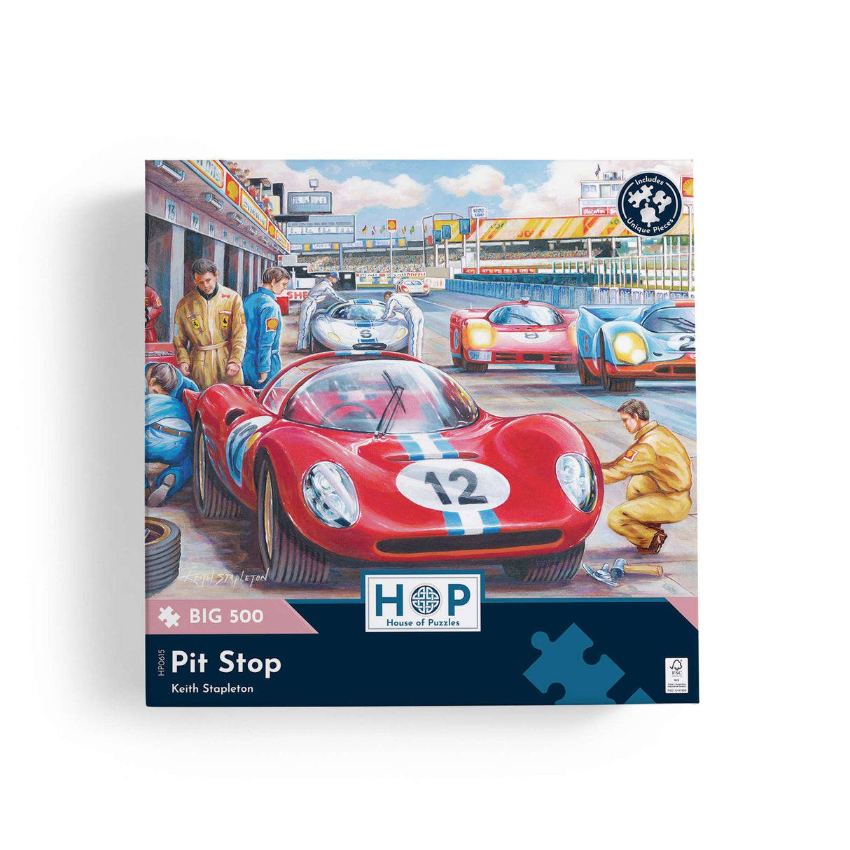 Pit Stop - BIG 500 Piece Jigsaw Puzzle
