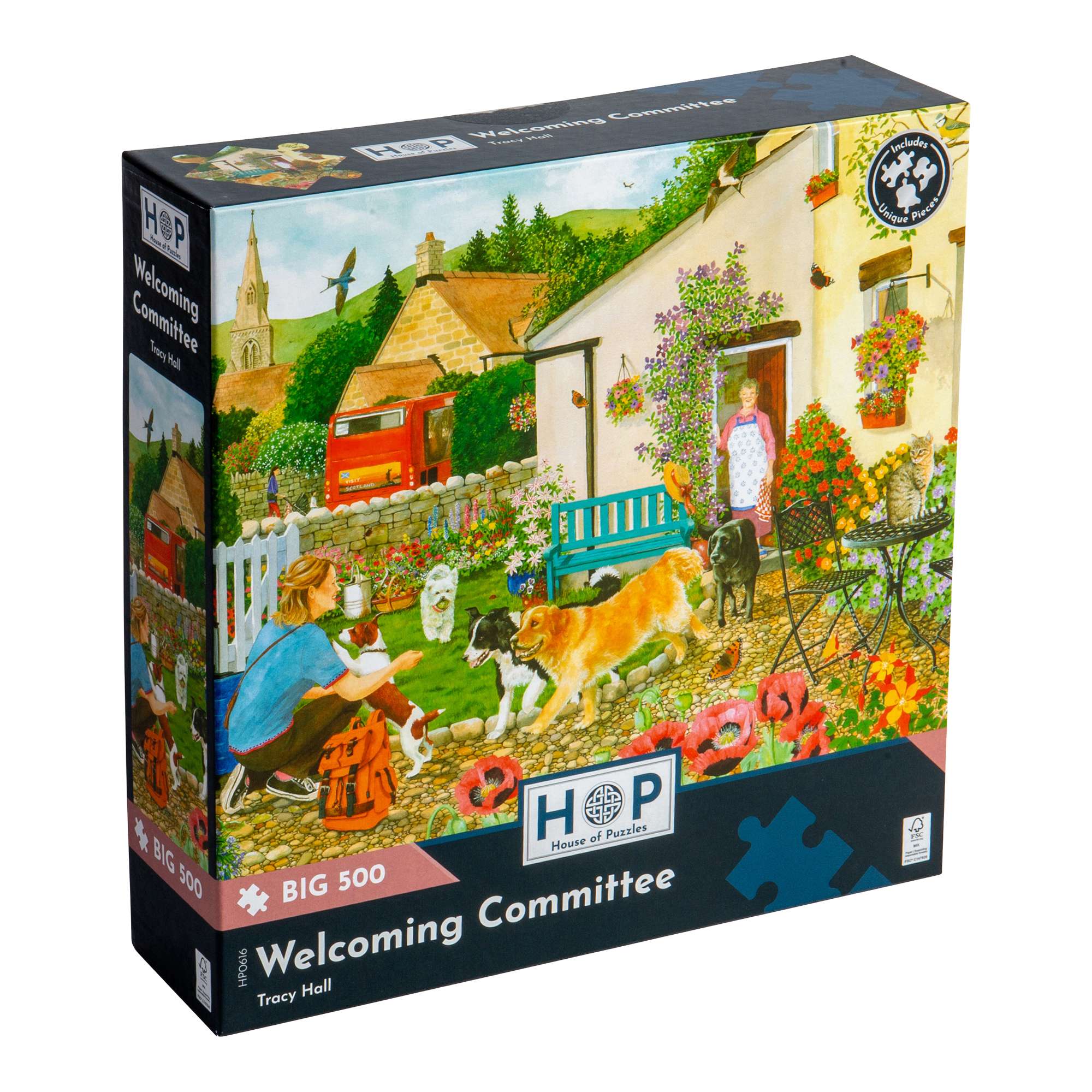 Big 500 Piece Jigsaw Puzzle Welcoming Committee | House of Puzzles