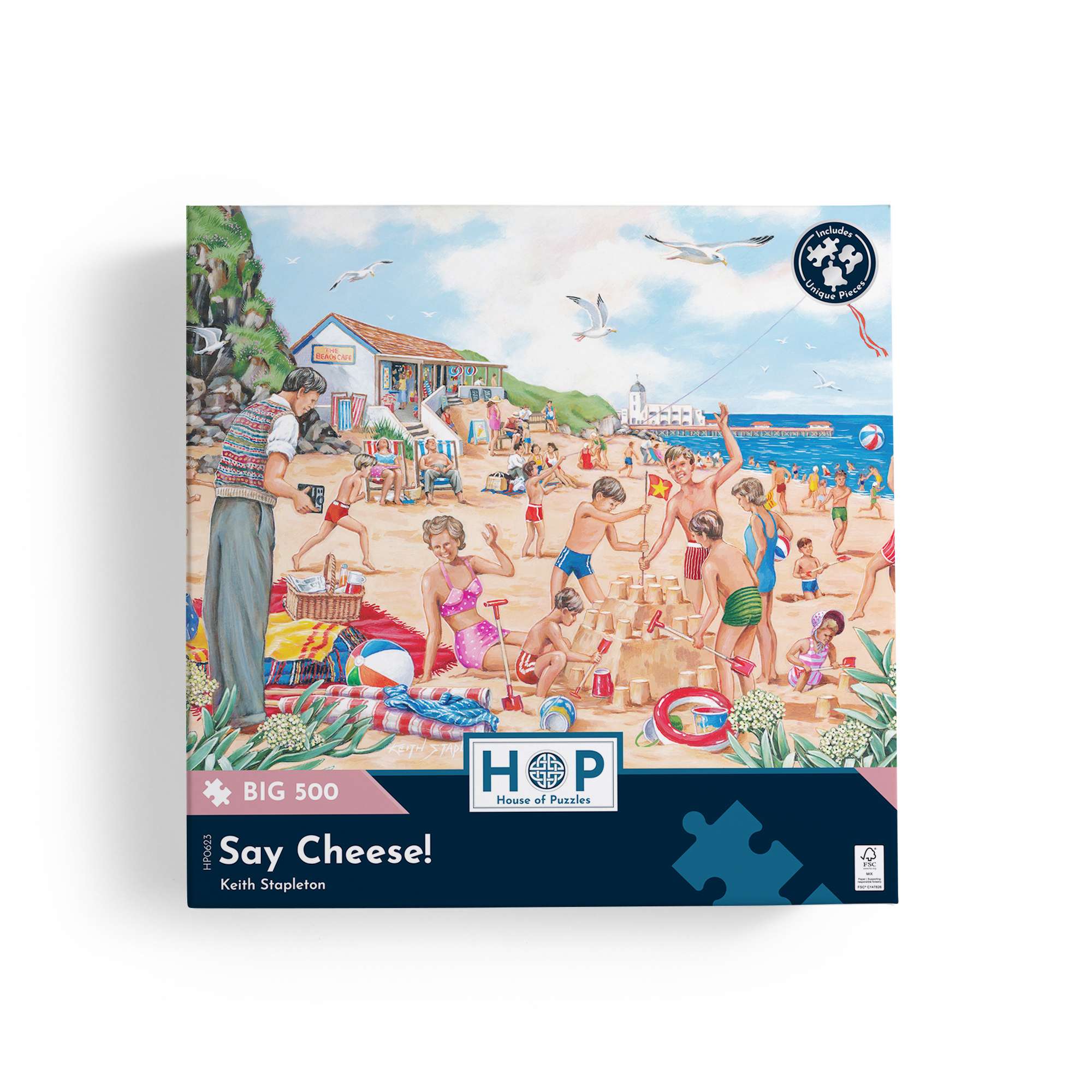 Say Cheese BIG 500 | Seaside Jigsaw Puzzle | House of Puzzles