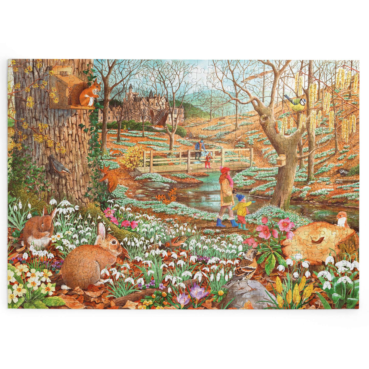 Snowdrop Walk - BIG 500 Piece Jigsaw Puzzle