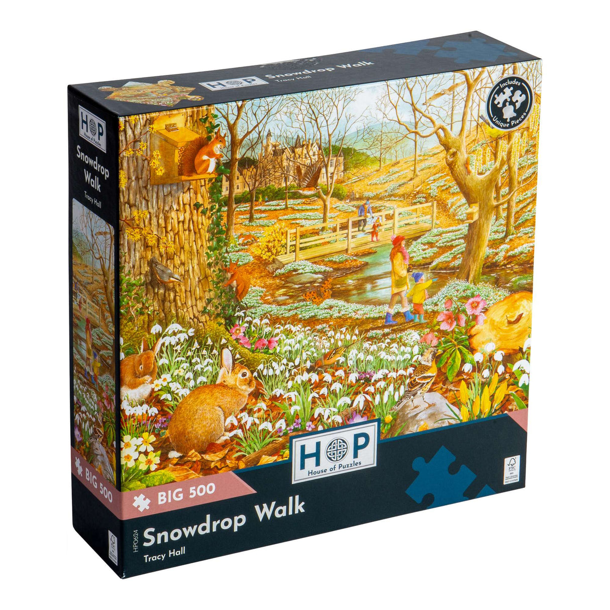 Snowdrop Walk - BIG 500 Piece Jigsaw Puzzle