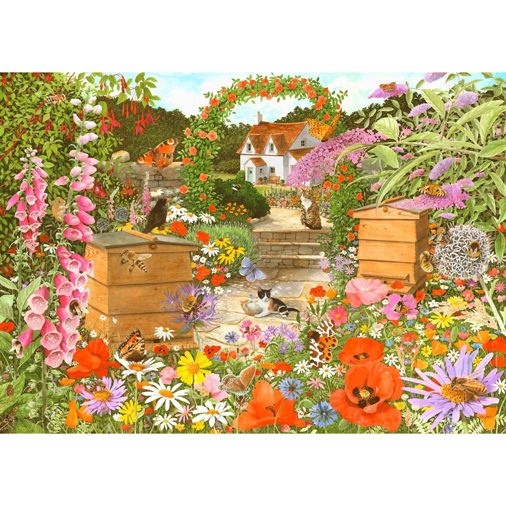 Bee Happy - 1000 Piece Jigsaw Puzzle